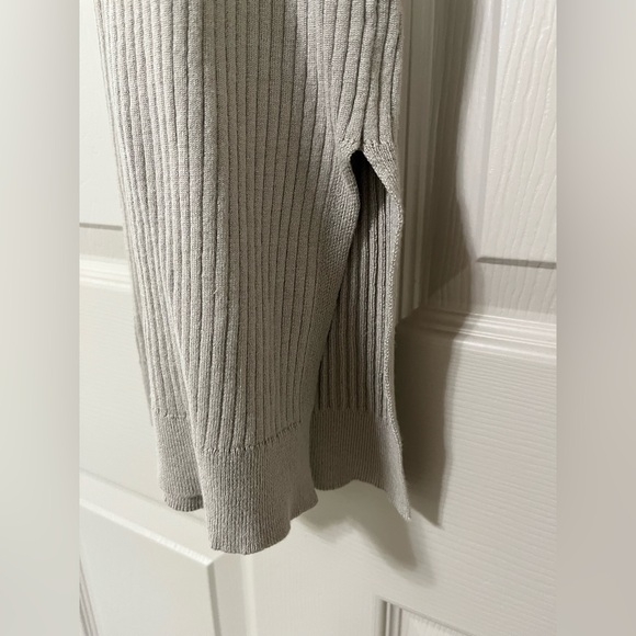 Forever 21 Midi Ribbed Knit Sweater Dress with cross straps - Picture 5 of 8